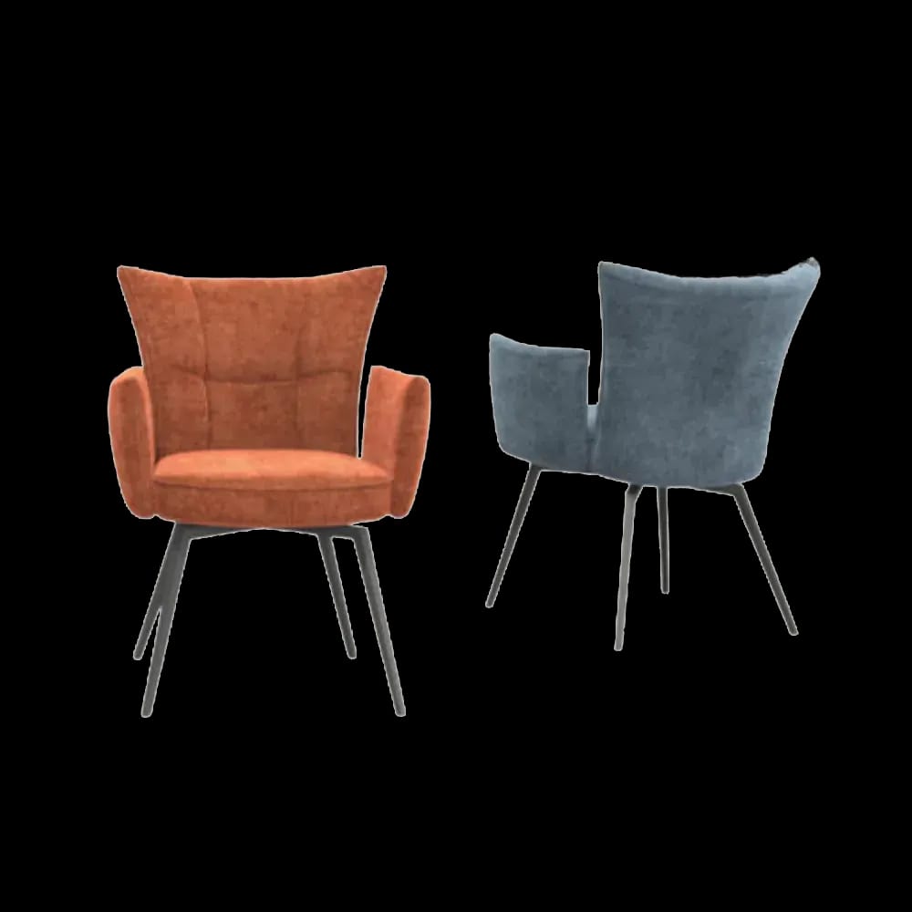 Chaise Lys avec accoudoirs